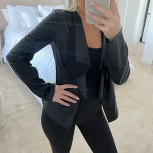 Zara Black Leather Jacket